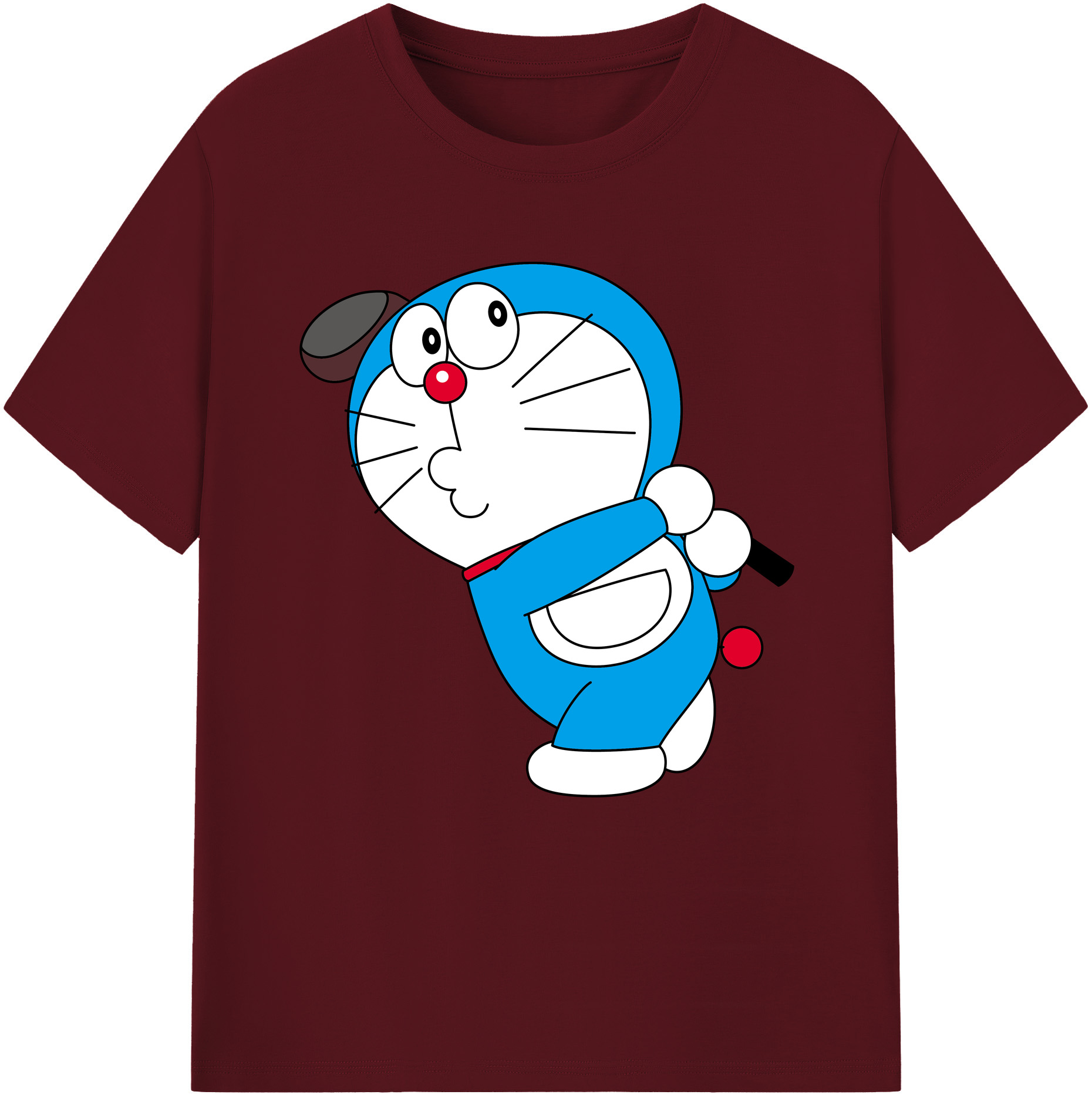（画像用） ドラえもん Doraemon 綿100％半袖Tシャツ（フロントプリント）